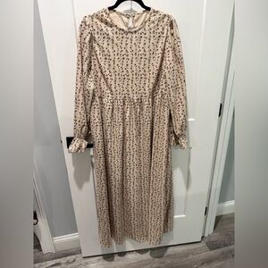 Floral Long Sleeve Maxi Dress Size Xl